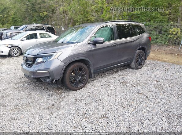 5FNYF5H28MB023960 2021 HONDA PILOT Gray Front left