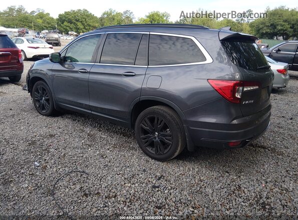 5FNYF5H28MB023960 2021 HONDA PILOT Gray Rear left