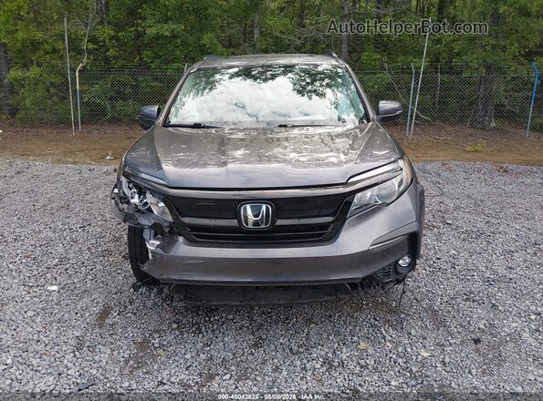 5FNYF5H28MB023960 2021 HONDA PILOT Gray Rear interior view