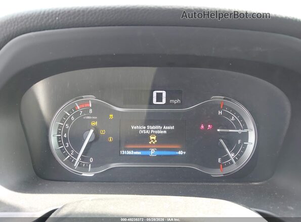 5FNYF5H32HB017604 2017 HONDA PILOT Silver Widok tylnych siedzeń