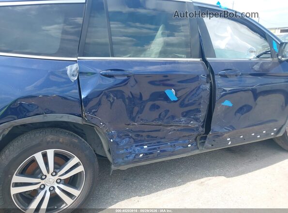 5FNYF5H36JB005431 2018 HONDA PILOT Blue Դիմացի տեսք