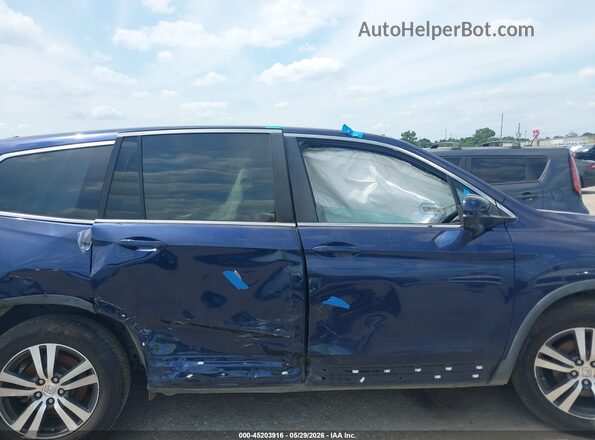 5FNYF5H36JB005431 2018 HONDA PILOT Blue Սալոնի հետևի տեսք