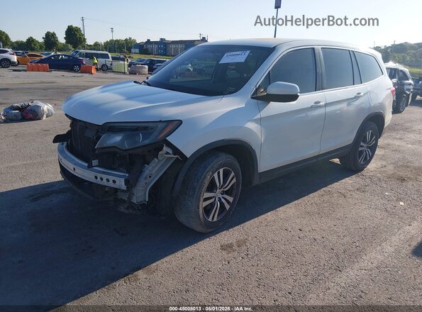 5FNYF5H38HB033290 2017 HONDA PILOT White Առջևի ձախ երեք քառորդ տեսարան