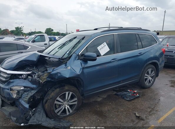 5FNYF5H38JB022053 2018 HONDA PILOT Blue 