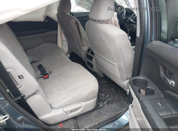 5FNYF5H38JB022053 2018 HONDA PILOT Blue VIN կոդի պիտակի տեսք