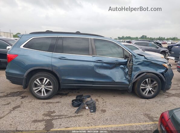 5FNYF5H38JB022053 2018 HONDA PILOT Blue Սալոնի 360 աստիճան տեսք