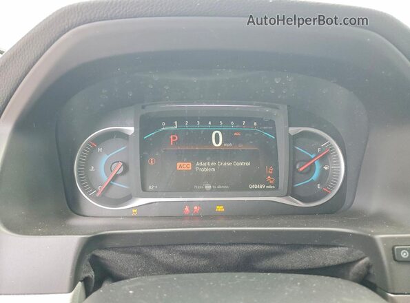 5FNYF5H38LB008964 2020 HONDA PILOT Silver Widok zestawu wskaźników