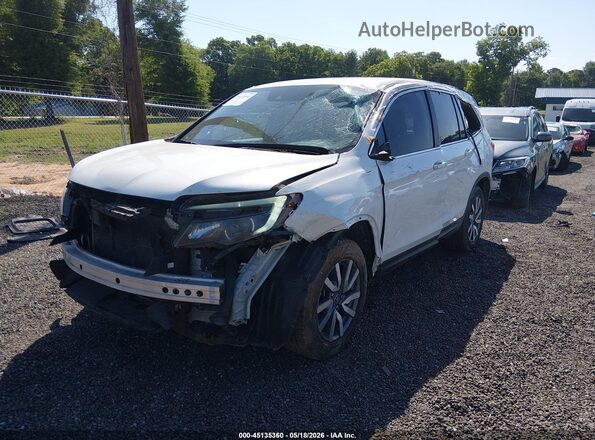 5FNYF5H3XKB029541 2019 HONDA PILOT White წინა ხედი