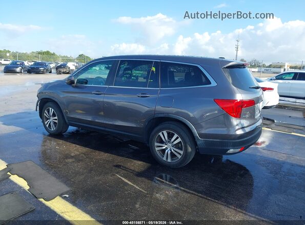 5FNYF5H51JB014975 2018 HONDA PILOT Gray Tył lewy