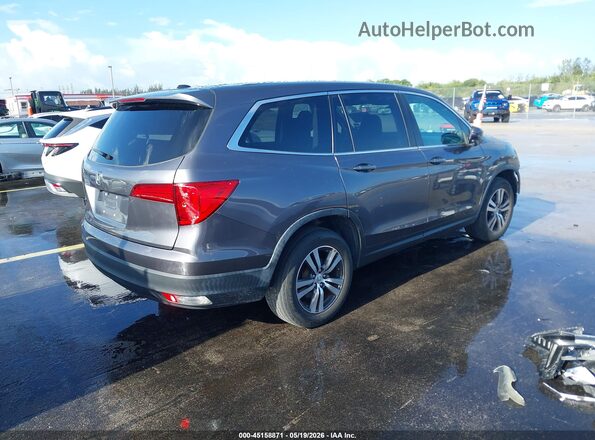 5FNYF5H51JB014975 2018 HONDA PILOT Gray Tył prawy