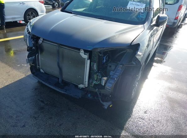5FNYF5H51JB014975 2018 HONDA PILOT Gray Widok z przodu