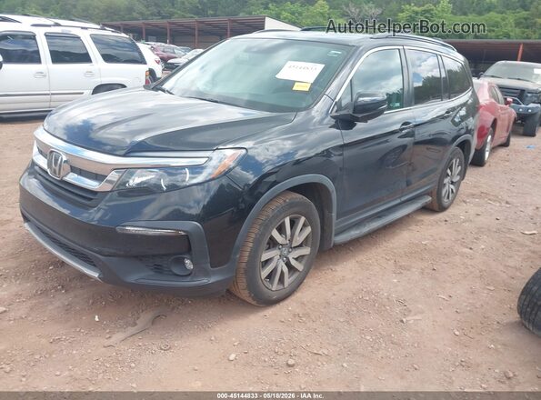 5FNYF5H51LB010332 2020 HONDA PILOT Black წინა მარცხენა ხედი სამი მეოთხედიდან