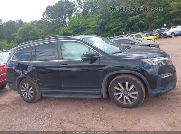 5FNYF5H51LB010332 2020 HONDA PILOT Black უკანა სალონის ხედი
