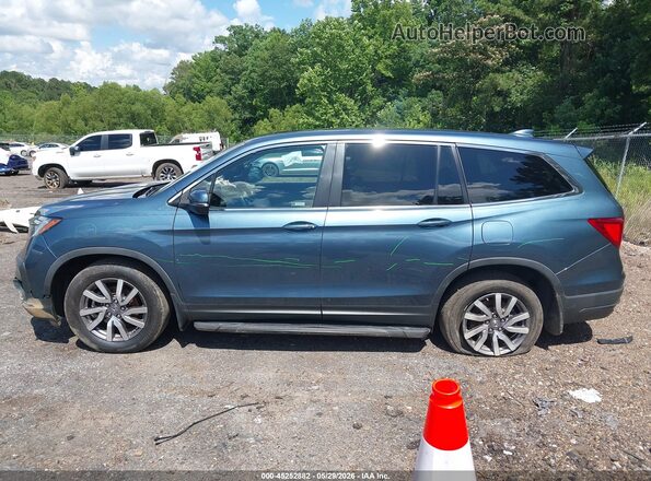5FNYF5H51MB002684 2021 HONDA PILOT Blue Панорамний вид салону 360°