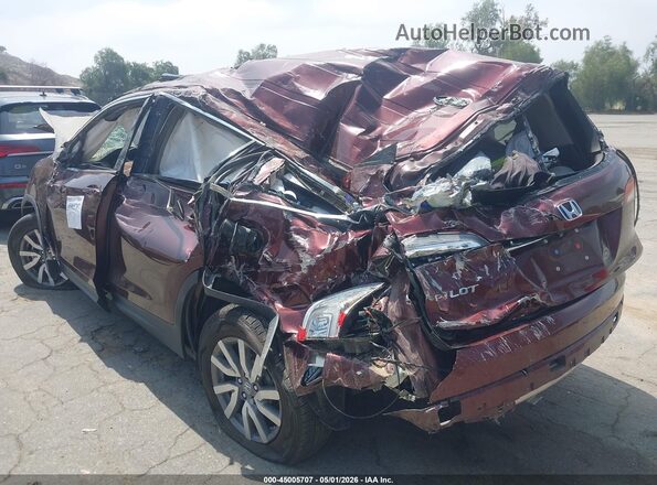 5FNYF5H52MB017064 2021 HONDA PILOT Burgundy Widok z przodu