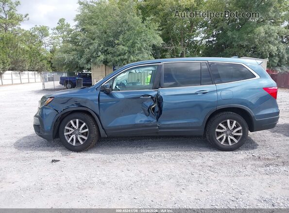 5FNYF5H53KB010556 2019 HONDA PILOT Синий 