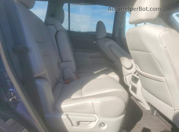 5FNYF5H53KB032234 2019 HONDA PILOT Blue Widok wnętrza z tyłu