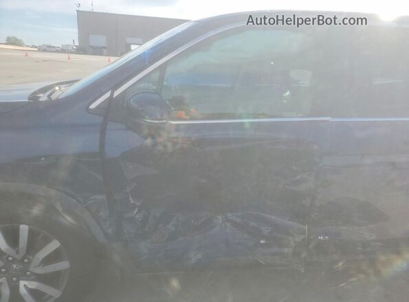 5FNYF5H53KB032234 2019 HONDA PILOT Blue Widok wnętrza z przodu