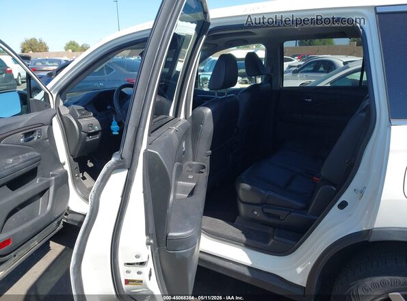 5FNYF5H54KB006645 2019 HONDA PILOT White Vista de la etiqueta del VIN