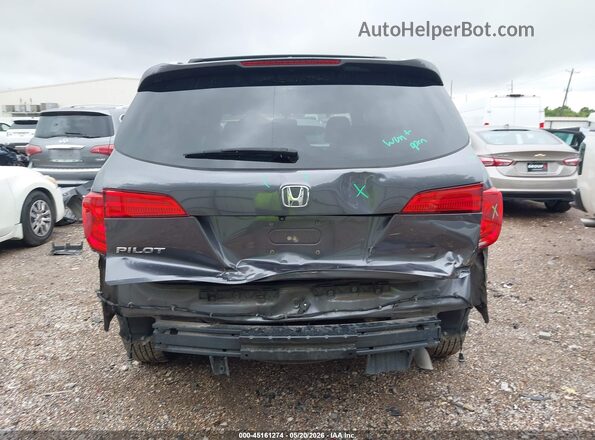 5FNYF5H55HB020191 2017 HONDA PILOT Gray 