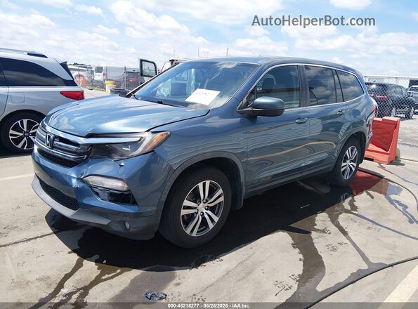 5FNYF5H57JB025110 2018 HONDA PILOT Blue 