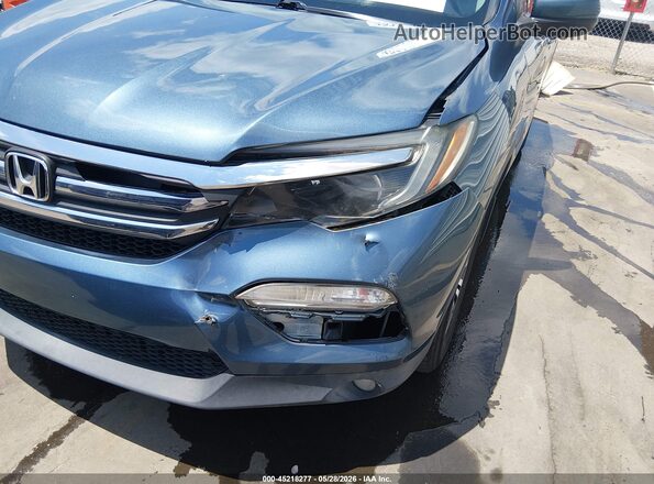 5FNYF5H57JB025110 2018 HONDA PILOT Blue 