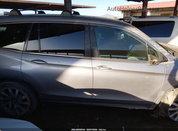5FNYF5H58KB012691 2019 HONDA PILOT Silver Widok wnętrza z tyłu