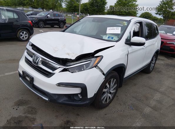 5FNYF5H58LB015303 2020 HONDA PILOT Белый Передняя левая четверть