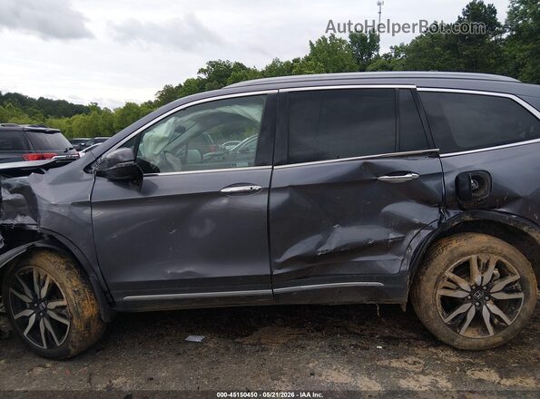 5FNYF5H62NB017804 2022 HONDA PILOT Серый Вид задней части салона