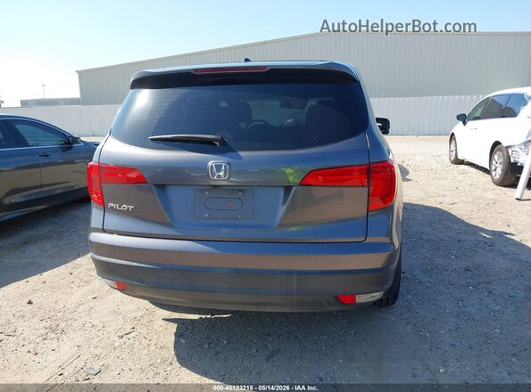 5FNYF5H68HB036345 2017 HONDA PILOT Gray 