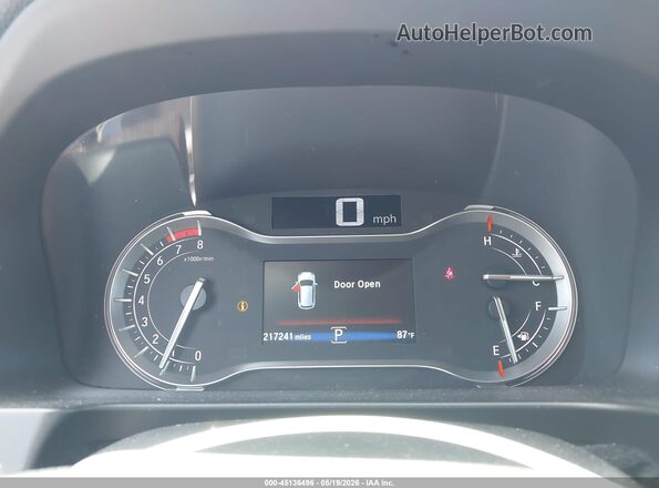 5FNYF5H90HB013829 2017 HONDA PILOT Gray Вид задніх сидінь