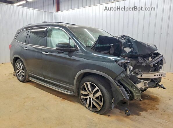 5FNYF5H91HB022877 2017 HONDA PILOT Зеленый Передняя правая четверть