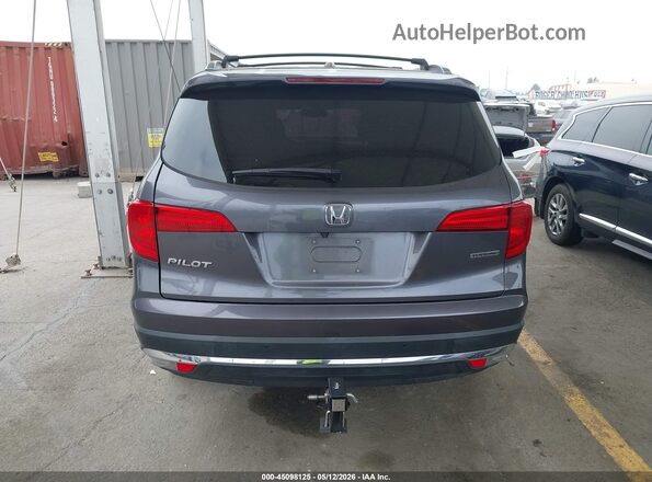 5FNYF5H93JB030145 2018 HONDA PILOT Gray 
