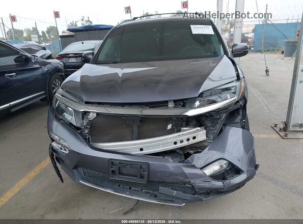 5FNYF5H93JB030145 2018 HONDA PILOT Gray ხელსაწყოთა პანელის ხედი