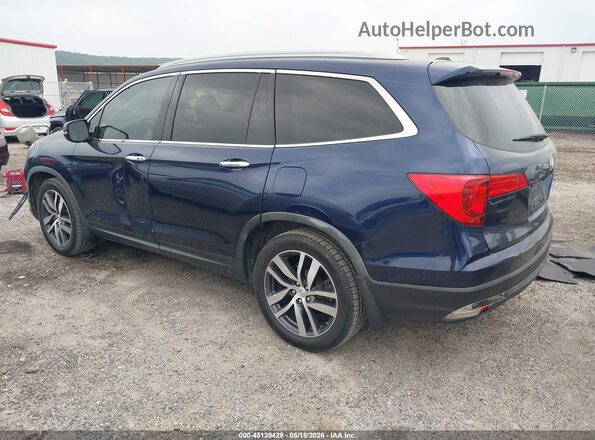 5FNYF5H94JB017016 2018 HONDA PILOT Dark Blue Tył lewy