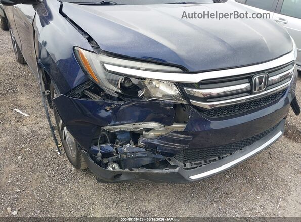 5FNYF5H94JB017016 2018 HONDA PILOT Dark Blue Widok z przodu