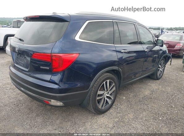 5FNYF5H94JB017016 2018 HONDA PILOT Dark Blue Tył prawy