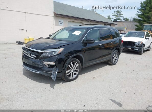 5FNYF6H04GB091830 2016 HONDA PILOT Black Առջևի ձախ երեք քառորդ տեսարան