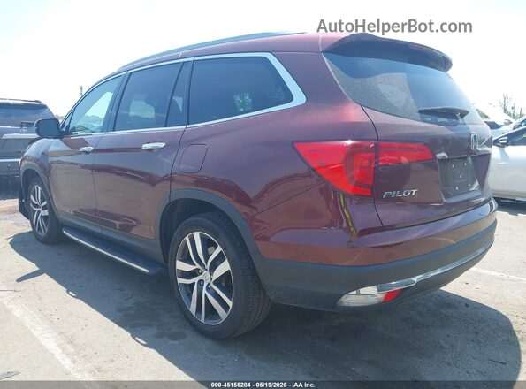 5FNYF6H04JB016827 2018 HONDA PILOT Maroon Rear left