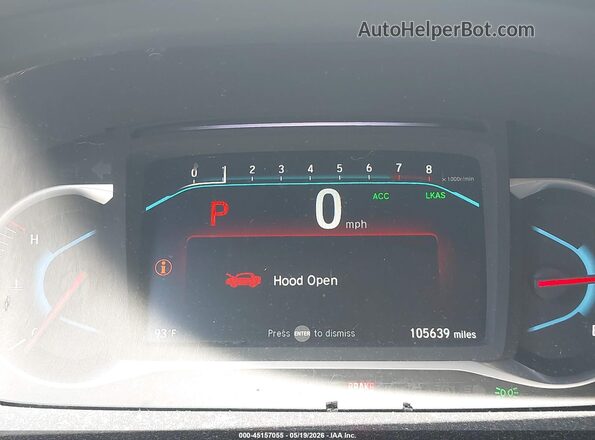 5FNYF6H04KB044936 2019 HONDA PILOT White 