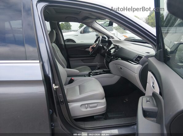 5FNYF6H06MB000813 2021 HONDA PILOT Серый Вид салона спереди