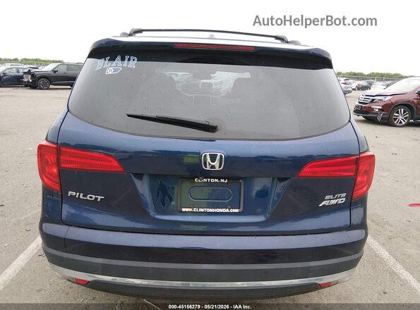 5FNYF6H07JB000153 2018 HONDA PILOT Dark Blue 