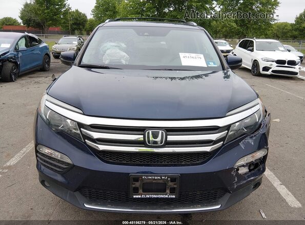 5FNYF6H07JB000153 2018 HONDA PILOT Dark Blue 