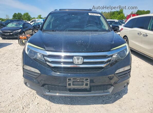 5FNYF6H08JB038393 2018 HONDA PILOT Black Вид спереду