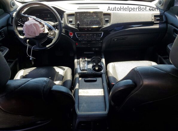 5FNYF6H08MB042030 2021 HONDA PILOT White Vista del salpicadero