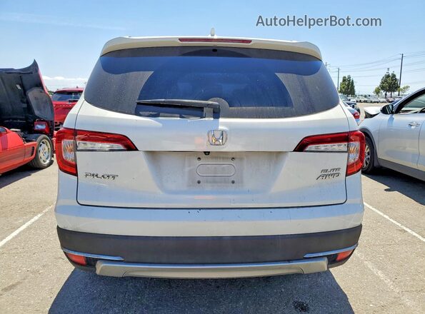 5FNYF6H08MB042030 2021 HONDA PILOT White Vista trasera