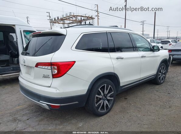 5FNYF6H09KB084204 2019 HONDA PILOT White უკანა მარჯვენა