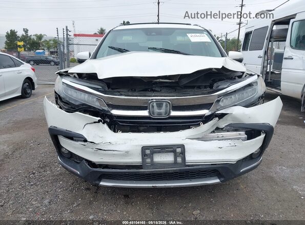 5FNYF6H09KB084204 2019 HONDA PILOT White ხელსაწყოთა პანელის ხედი