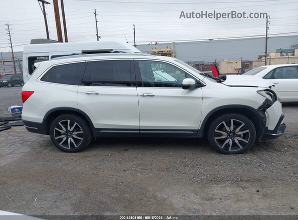 5FNYF6H09KB084204 2019 HONDA PILOT White უკანა სალონის ხედი