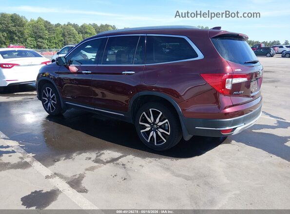 5FNYF6H0XKB073907 2019 HONDA PILOT Burgundy უკანა მარცხენა